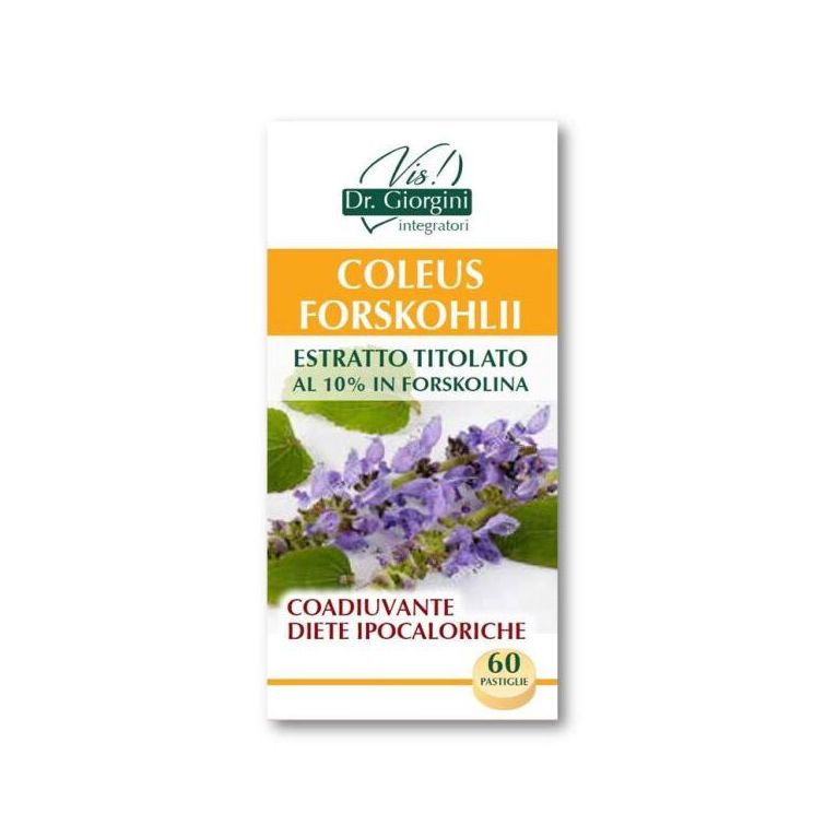coleus forskohlii estratto titolato 60 pastiglie