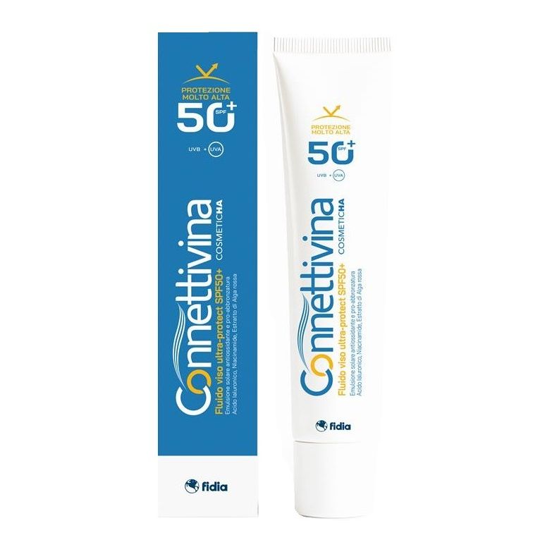connettivina fluido viso ultra protect spf50+ 50 ml