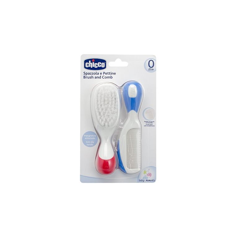 chicco spazzola + pettine nylon