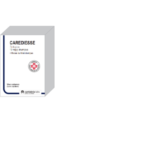 CAREDIESSE shampoo 2 flaconi 60 ml 10 mg/g