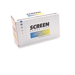 SCREEN DROGA TEST 5 DROGHE TEST ANTIDROGA CON CONTENITORE URINA