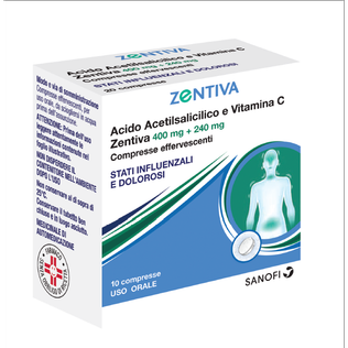 EUSPIFLU 10 cpr eff 400 mg + 240 mg