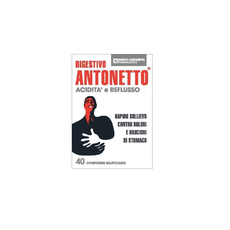 digestivo antonetto acidita' e reflusso 40 compresse masticabili