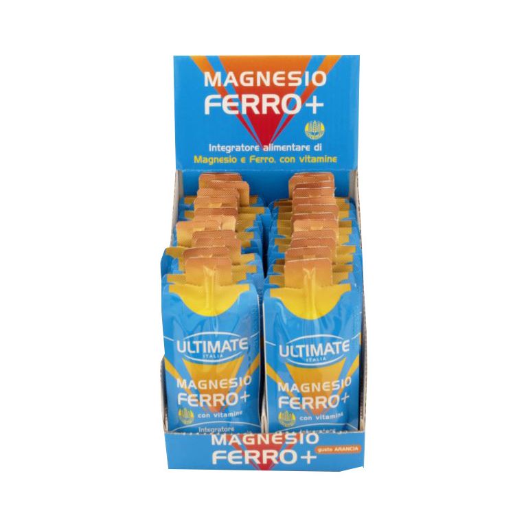 ultimate magnesio ferro+ arancio 24 pezzi da 30 ml