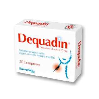 DEQUADIN 20 cpr 0,25 mg