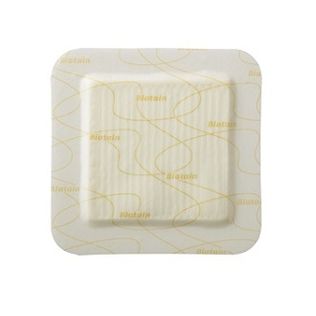 MEDICAZIONE BIATAIN IN SCHIUMA DI POLIURETANO CON BORDO ADESIVO IN SILICONE 10X10 CM 10 PEZZI