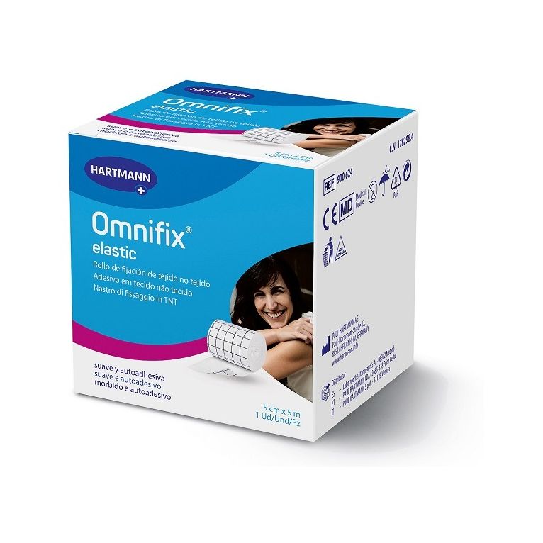 omnifix elastic nastro di fissaggio tessuto non tessuto m5x5cm