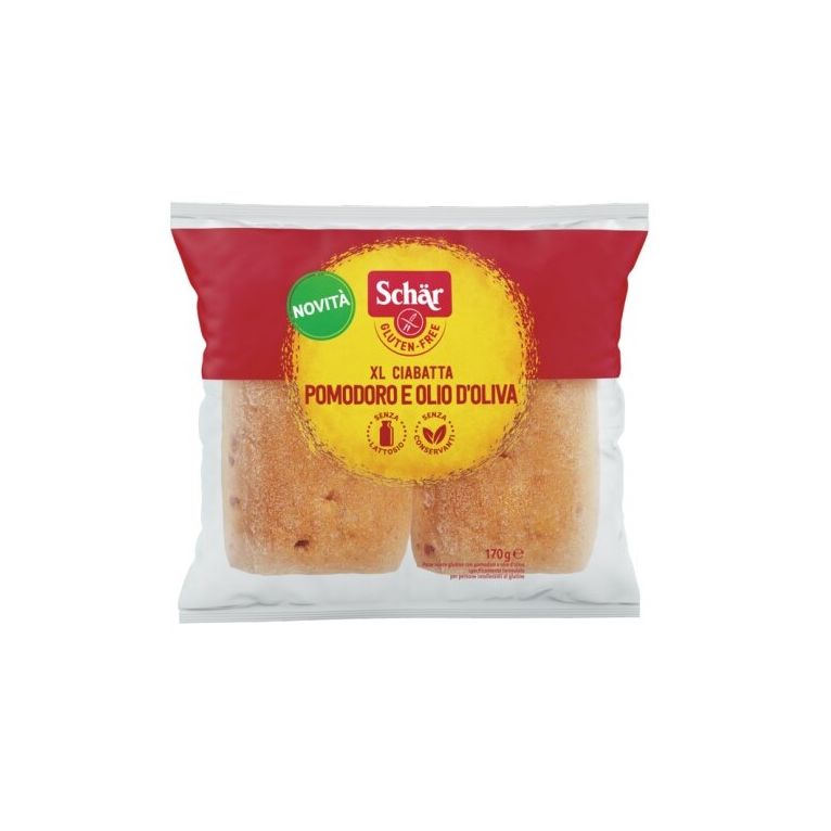 schar xl ciabatta pomodori e olio d'oliva 2 pezzi x 85 g
