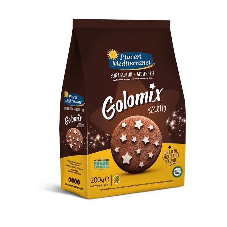 piaceri mediterranei golomix biscotto 200 g