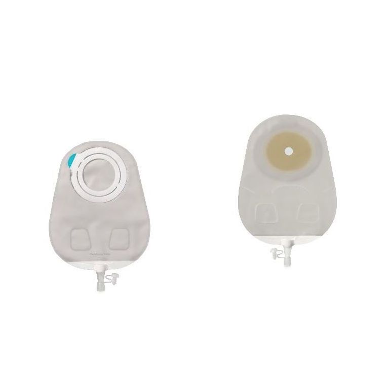 sensura mio flex sistema 2 pezzi con aggancio adesivo saccamultichamber per urostomia trasparente 35mm da 550 ml 30 pezzi