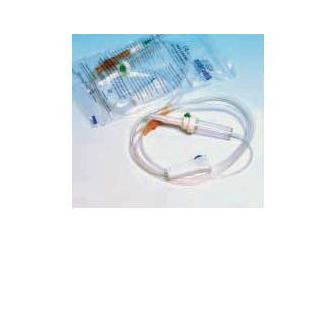 SET STERILE PER INFUSIONE IN MATERIALE ANALLERGICO CON PARAE ROLLER CONFEZIONE SINGOLA
