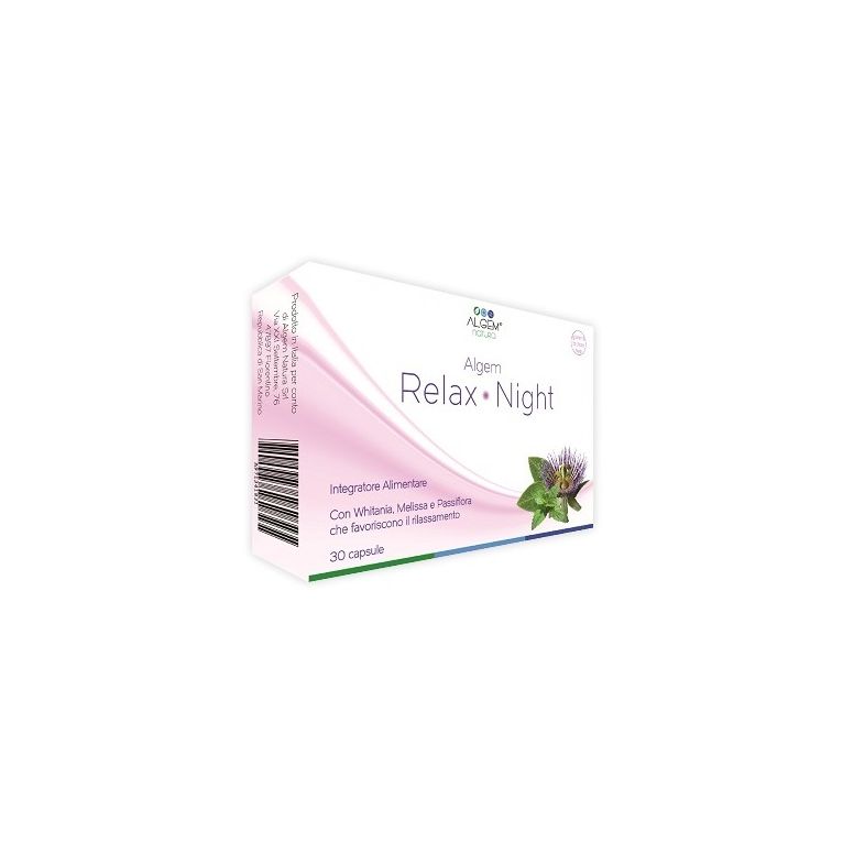 algem relax night 30 capsule