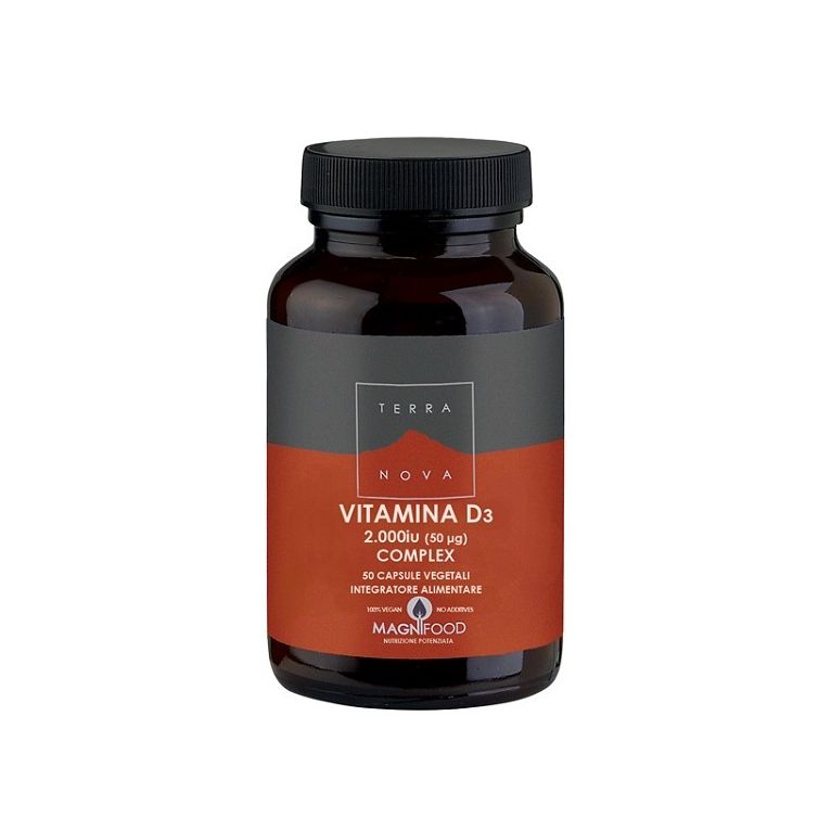 terranova complesso di vitamina d3 2000 iu (50ug) 50 capsule
