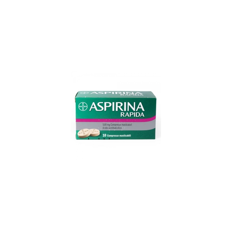 aspirina rapida 10 cpr mast 500 mg