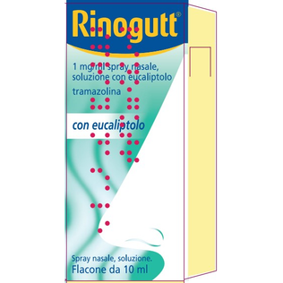 RINOGUTT spray nasale 10 ml 1 mg/ml con eucaliptolo