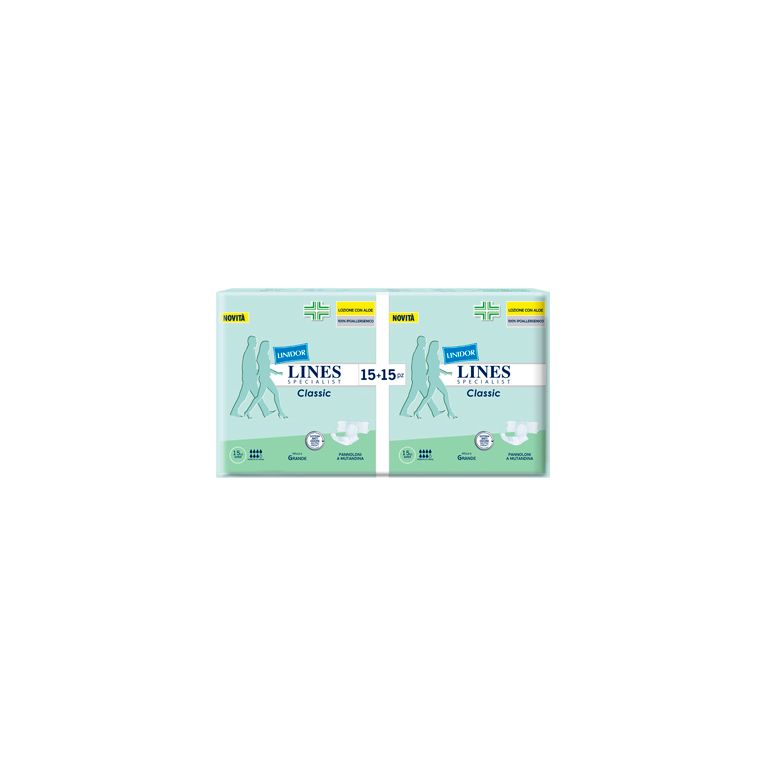 pannolone a mutanda lines specialist classic super mg 30 pezzi