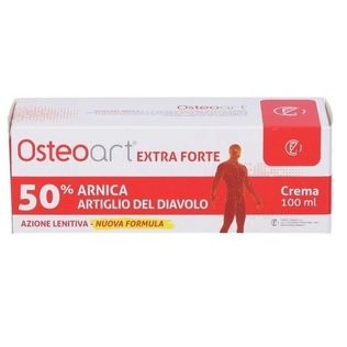 OSTEOART EXTRA FORTE 50% ARNICA E ARTIGLIO DEL DIAVOLO CREMA100 ML AZIONE LENITIVA NUOVA FORMULA