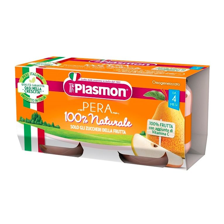 plasmon omogeneizzato pera 2x80 g