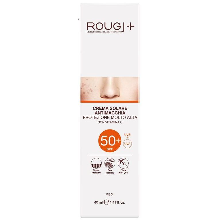 rougj solare spf50+ viso antimacchia vitamina c 40 ml