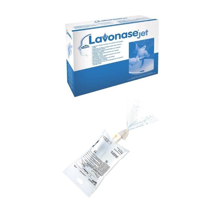 irrigatore nasale lavonase con soluzione fisiologica 6 pezzi