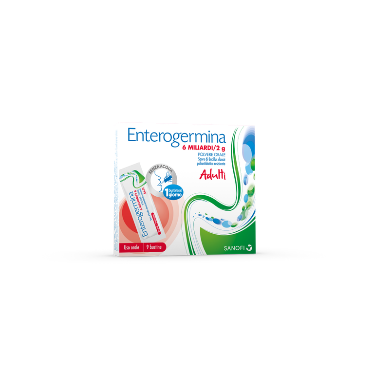 enterogermina orale sosp 9 bust 6 mld/2 g