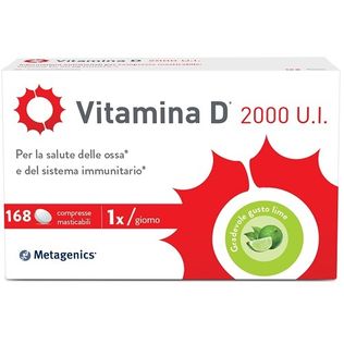 VITAMINA D 2000 UI 168 COMPRESSE MASTICABILI