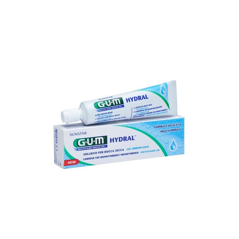 gum hydral gel idratante per bocca secca 50 ml