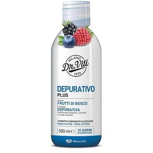 DR VITI DEPURATIVO PLUS FRUTTI DI BOSCO 500 ML SENZA ZUCCHERI