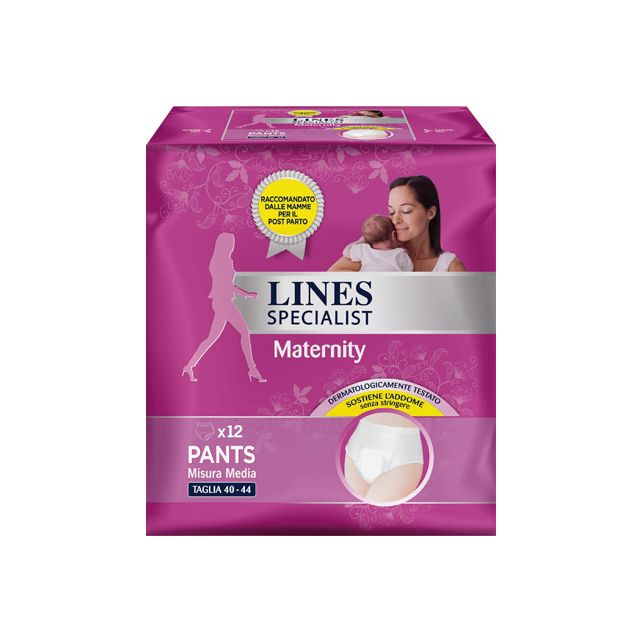 lines-specialist-maternity-mutandina-assorbente-per-perditepost-parto-misura-medium-12-pezzi