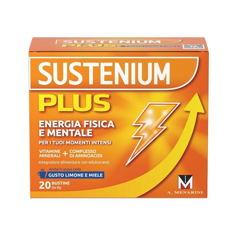sustenium plus limone e miele 20 bustine da 8 g