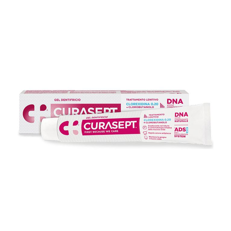 curasept gel dentifricio ads dna trattamento lenitivo 75 ml