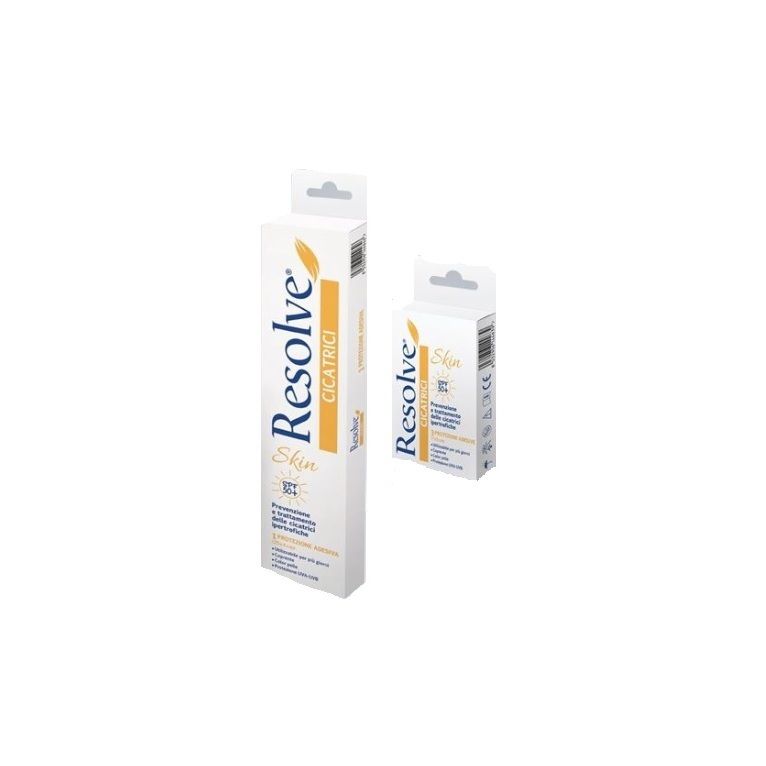 resolve cicatrici skin spf 50+ 1 protezione da 25x4 cm
