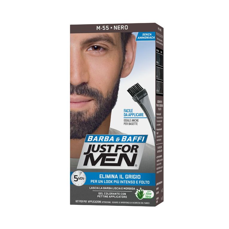 just for men barba & baffi m55 nero 51 g