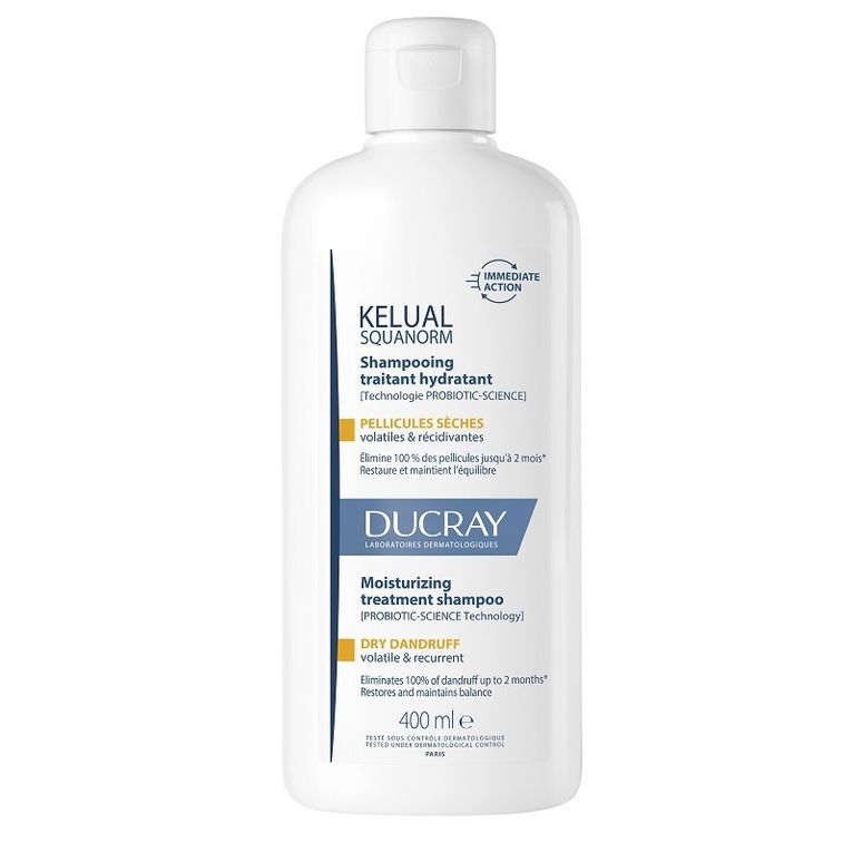 kelual squanorm shampoo trattante idratante forfora secca 400 ml