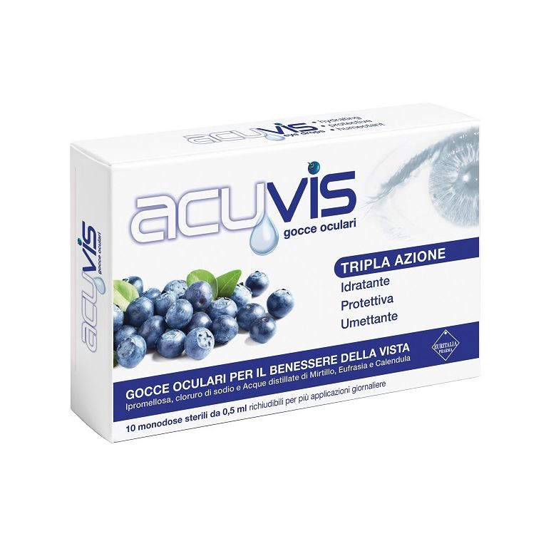 gocce oculari acuvis 10 flaconcini 0,5 ml