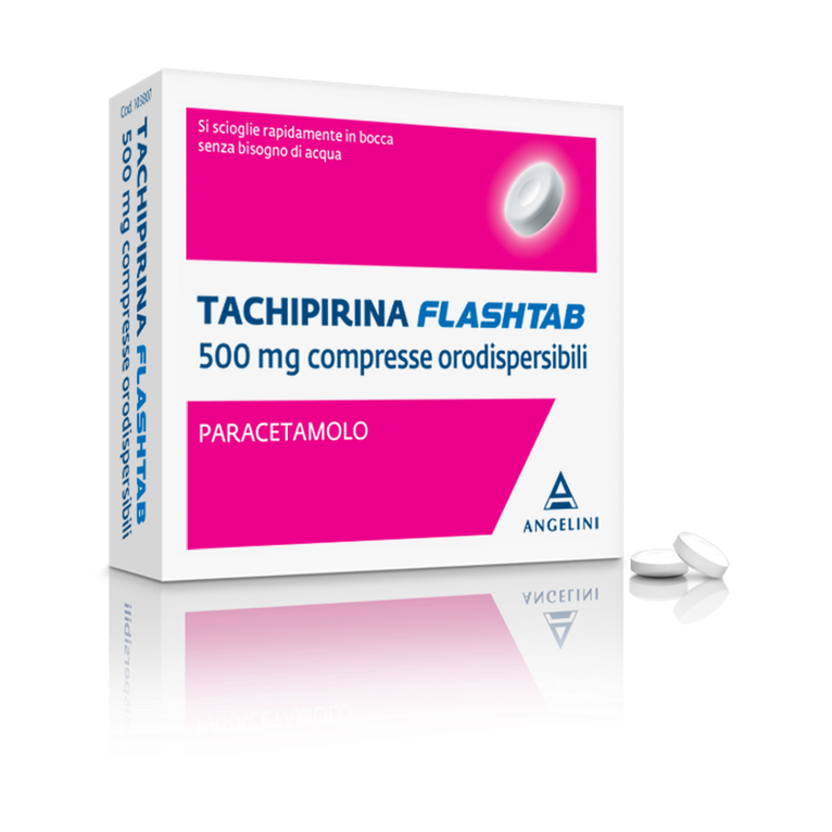 tachipirina flashtab 16 cpr orodispers 500 mg