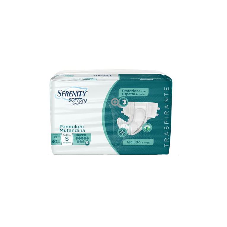 pannolone mutandina serenity sd sensitive super l 15 pezzi