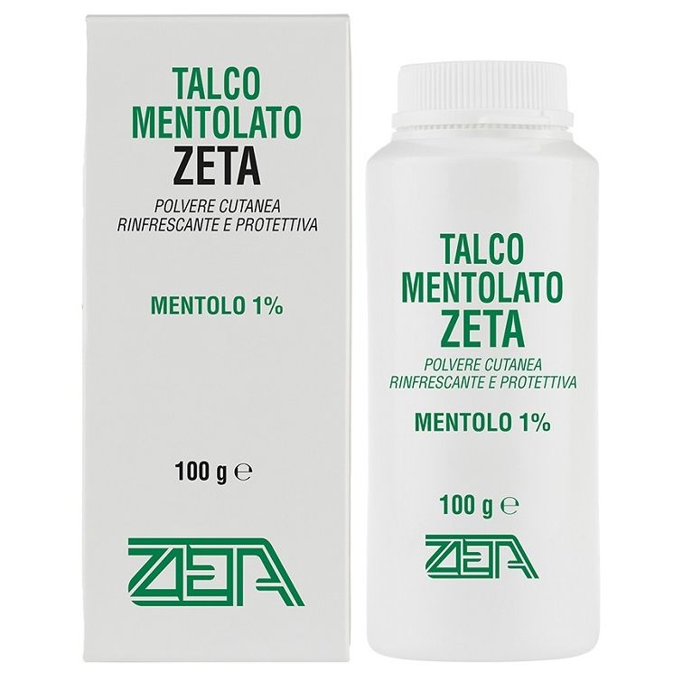talco mentolato zeta 100 g