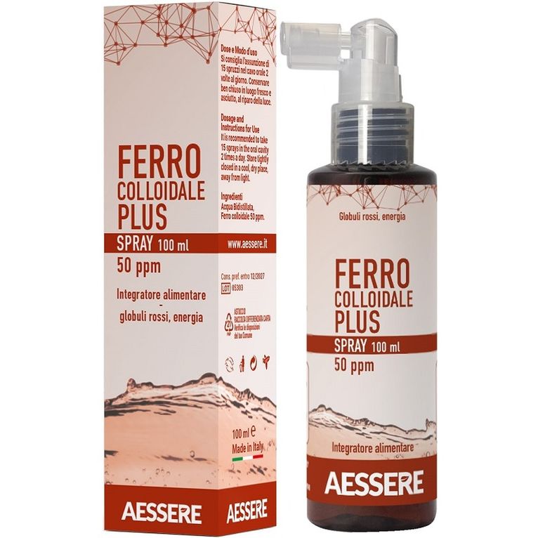 ferro colloidale plus 50ppm spray 100 ml