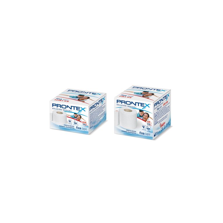 benda in cotone prontex fixa tape m 10 x 3,8 cm bianco