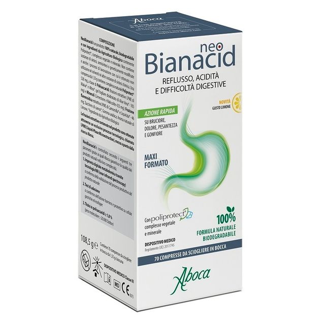 neobianacid-70-compresse-limone