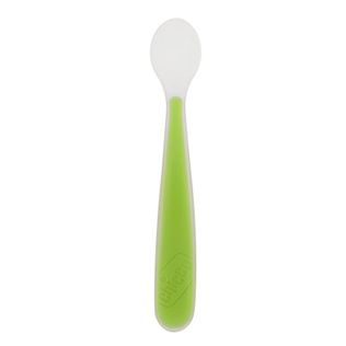 CHICCO SOFTLY SPOON CUCCHIAIO MORBIDO IN SILICONE VERDE 6M+