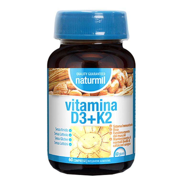 naturmil vitamina d3+k2 60 compresse