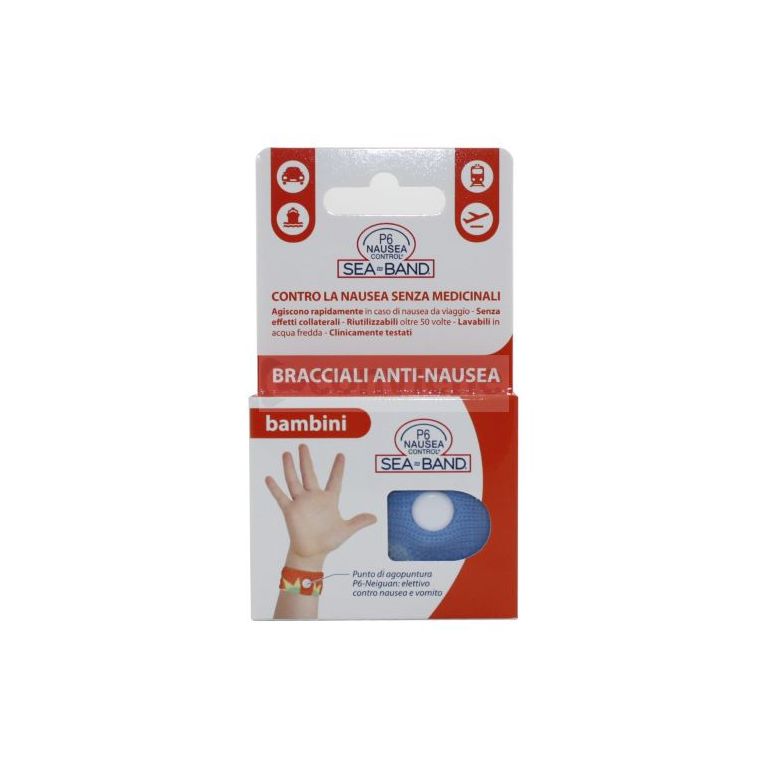 bracciale anti nausea per bambini p6 nausea control 2 pezzi