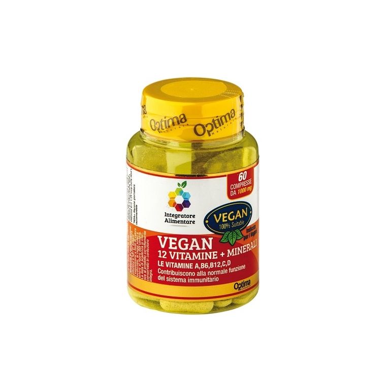 colours of life vegan 12 vitamine + 3 minerali 60 compresse