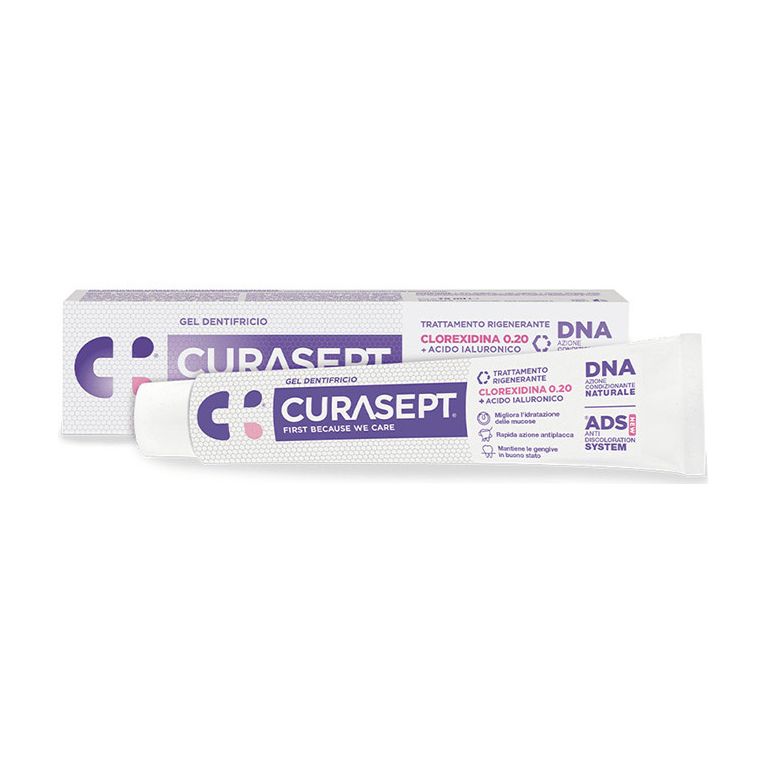 curasept gel dentifricio ads dna trattamento rigenerante 75ml