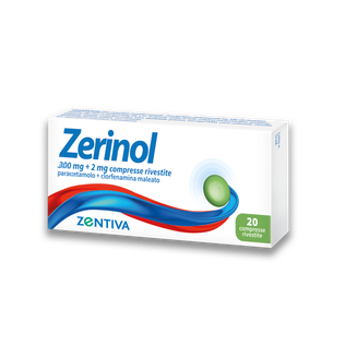 ZERINOL 20 cpr rivestite 300 mg + 2 mg
