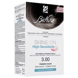 SHINE ON HIGH SENSITIVITY PLUS CASTANO SCURO 3,00 RIVELATOREIN CREMA 75 ML + CREMA COLORANTE 50 ML