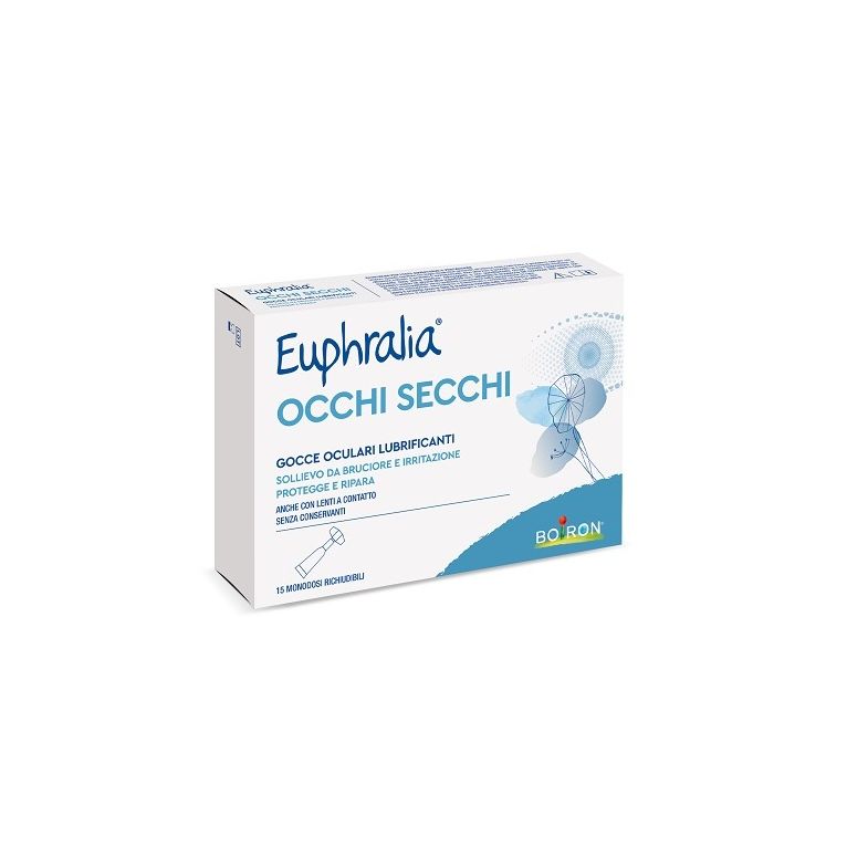 gocce oculari lubrificanti euphralia occhi secchi 15 monodose richiudibili x 0,5 ml