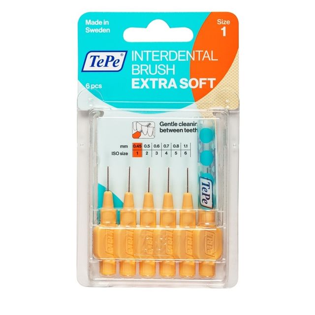 tepe-scovolino-xsoft-arancione-045-mm-6-pezzi